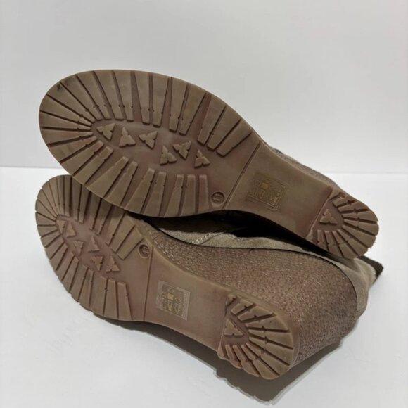 Enjoiya Women’s Taupe Wedge Ankle Booties, Size 11 M - Picture 6 of 6